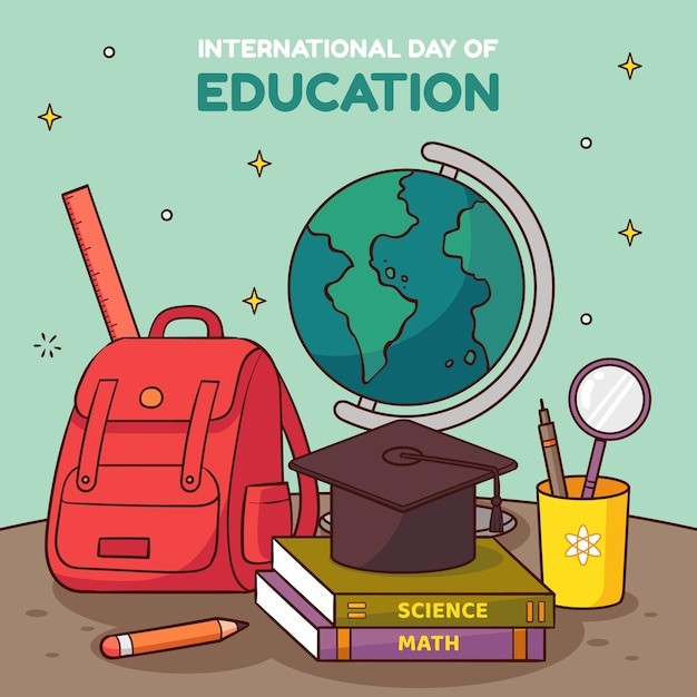 国际教育日插画