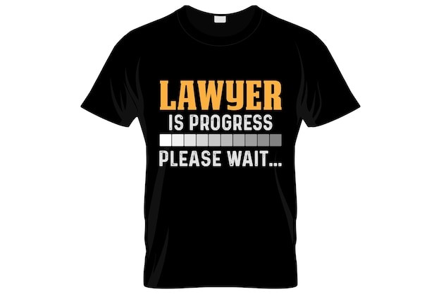 律师法律T恤印花图案插画模板