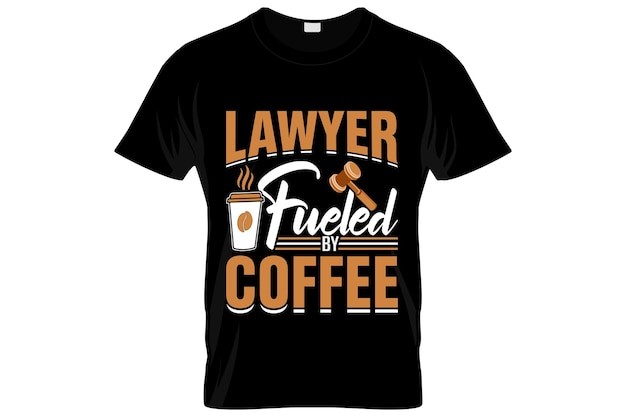 律师法律T恤印花图案插画模板