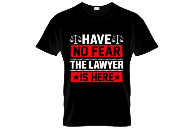 律师法律T恤印花图案插画模板