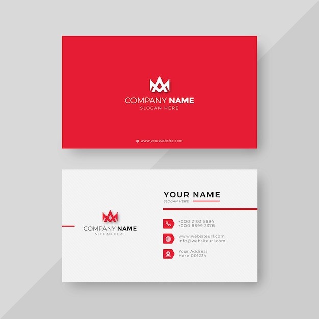 简约商务名片模板