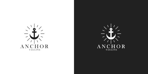 船锚标志logo