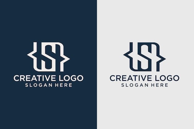 字母s编程代码程序标志logo