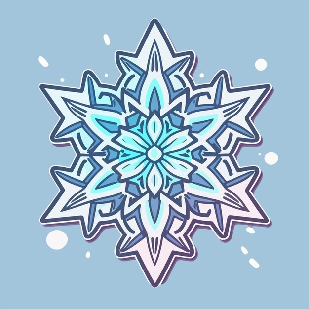 雪花图案元素