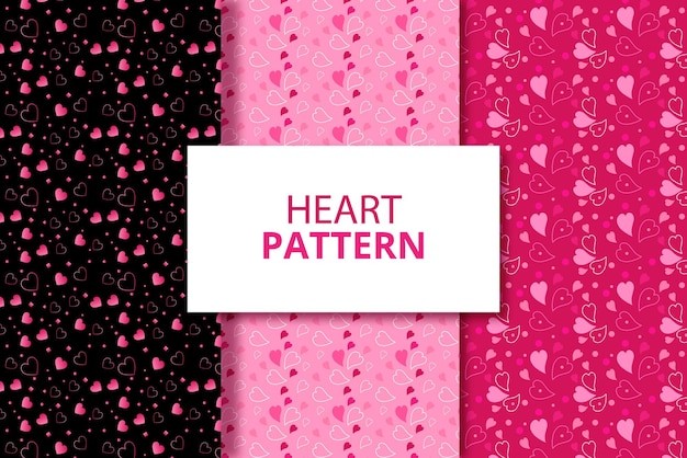 爱心图案花纹