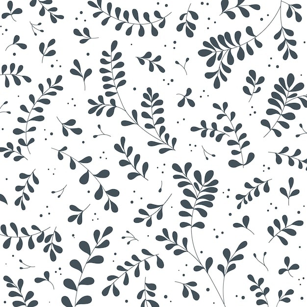 植物叶子花纹背景