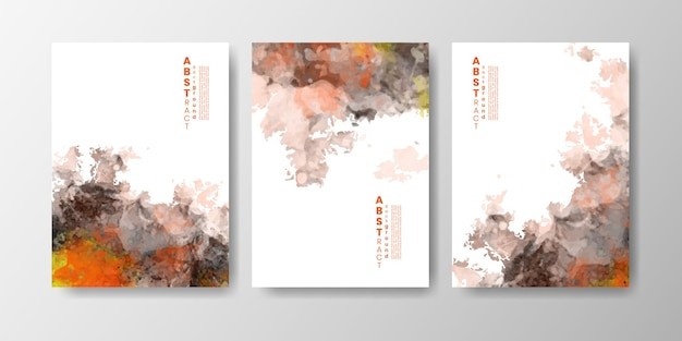 水彩颜料晕染纹理背景