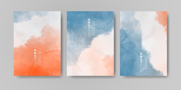 水彩颜料晕染纹理背景