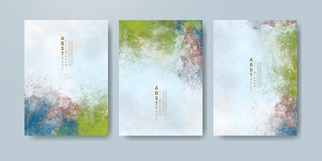 水彩颜料晕染纹理背景