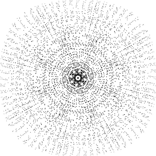 抽象点状放射纹理