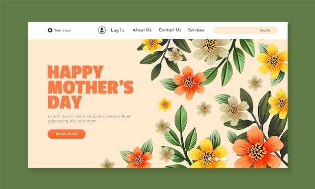 母亲节活动促销广告网页banner模板