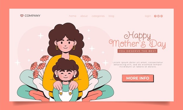 母亲节活动促销广告网页banner模板