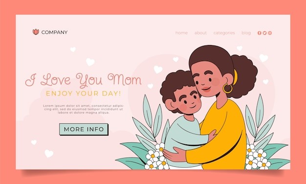 母亲节活动促销广告网页banner模板