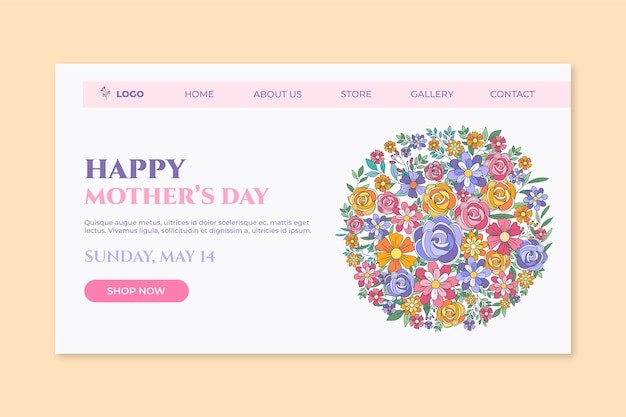 母亲节活动促销广告网页banner模板