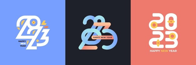 2023数字艺术字元素