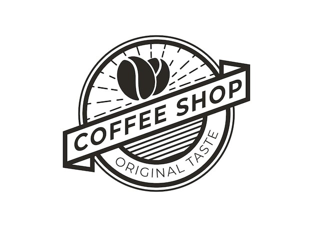 咖啡店咖啡豆标志logo