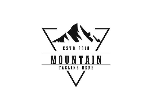 大山雪山标志logo