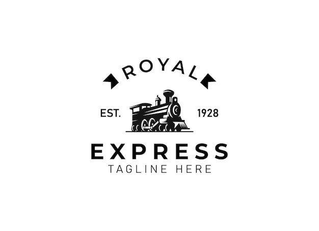 蒸汽火车头标志logo