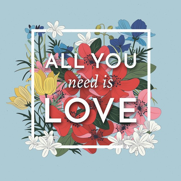 花朵鲜花标题元素