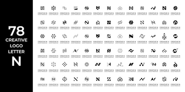 字母n创意图标