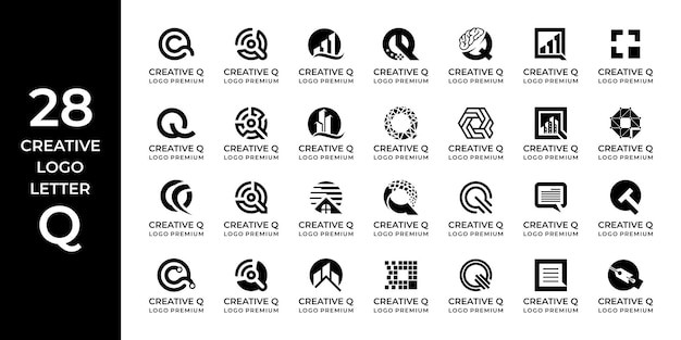 字母q创意图标