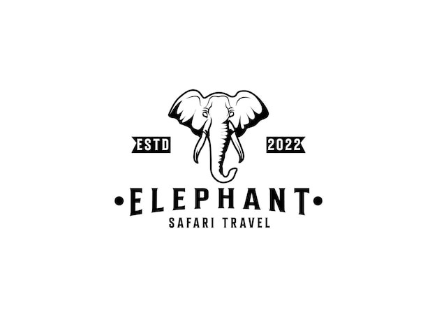 动物大象标志logo