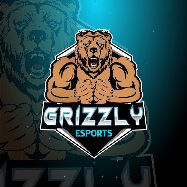 愤怒的灰熊电竞标志logo