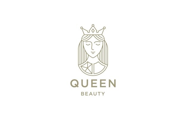 皇后女人皇冠头像标志logo