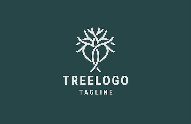 树木纠缠标志logo