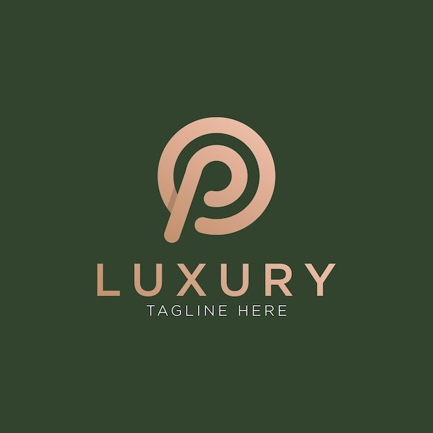 字母op字母po标志logo