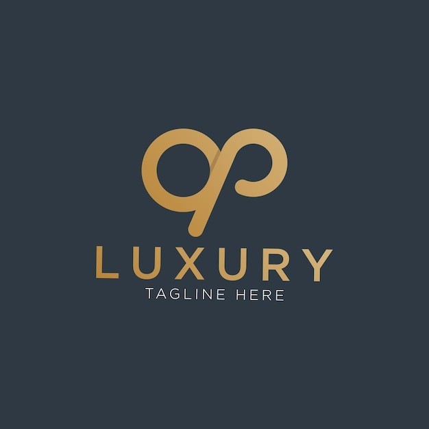 字母op无限标志logo