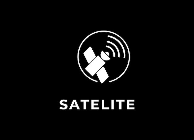 卫星网络连接标志logo