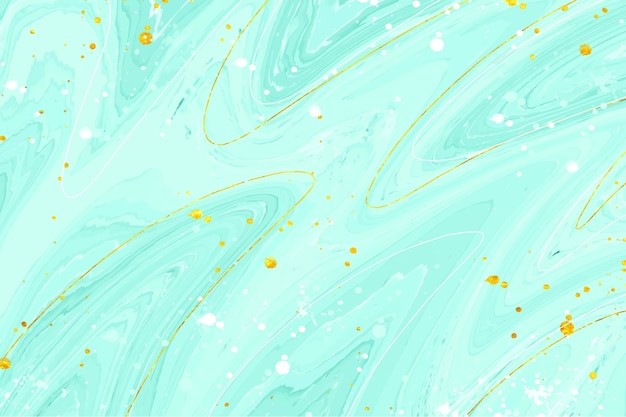 水彩油彩纹理绿色背景