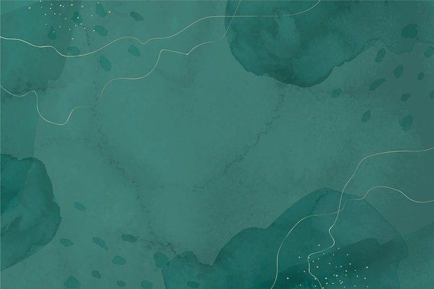 水彩油彩纹理绿色背景