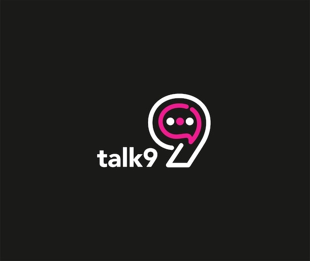 聊天字母q标志logo