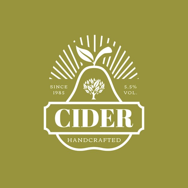 苹果酒饮料标志logo