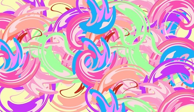 抽象颜料涂鸦背景