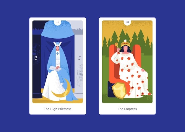 塔罗牌插画