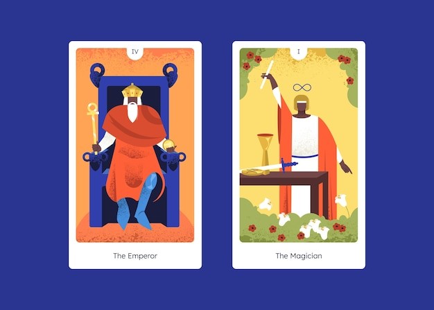 塔罗牌插画