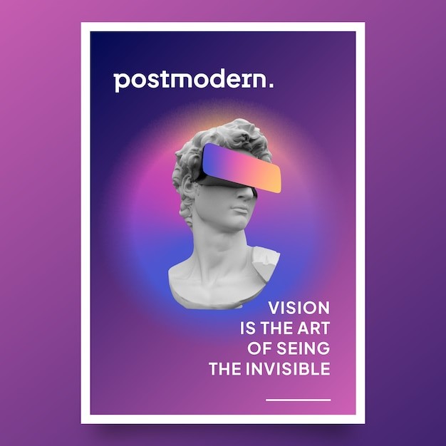 抽象渐变海报设计模板