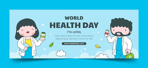 世界卫生日网页banner模板