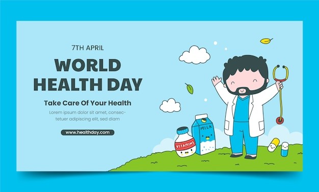 世界卫生日网页banner模板