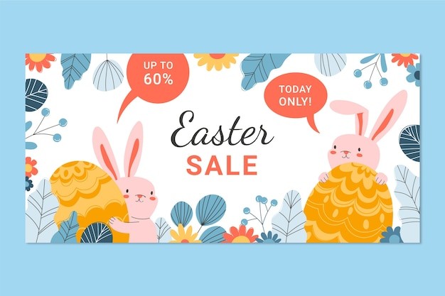 复活节banner横幅模板