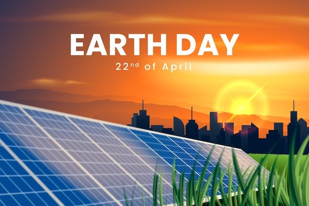 世界地球日活动背景板