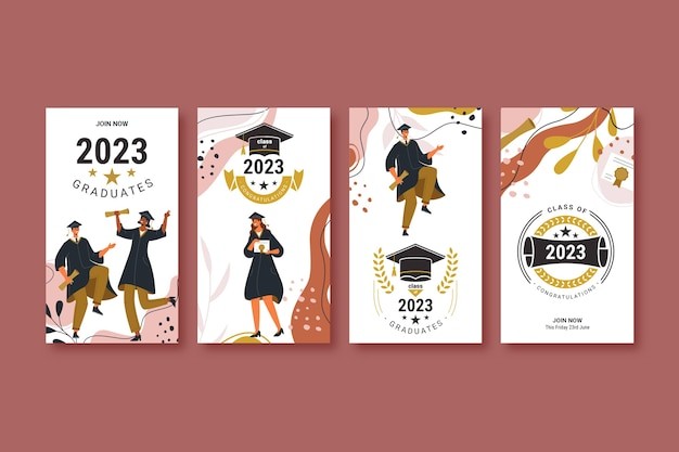 大学生毕业季海报展架模板