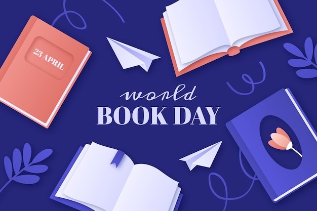 世界读书日活动背景板