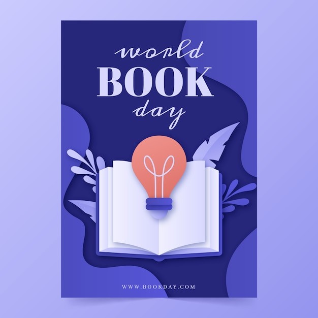 世界读书日海报模板