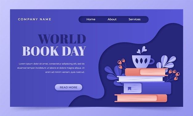 世界读书日banner横幅模板