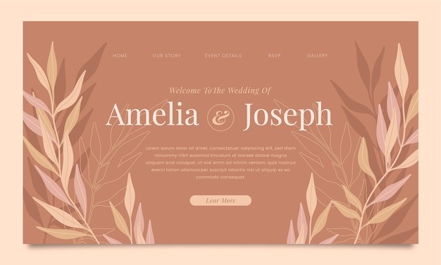 电子婚礼邀请函模板