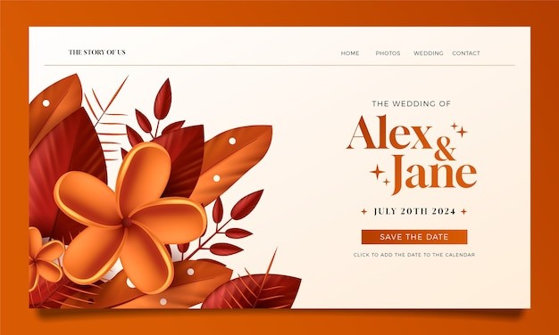 电子婚礼邀请函模板